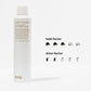 Evo hair spray bottle with hold and shine factor icons on a white background