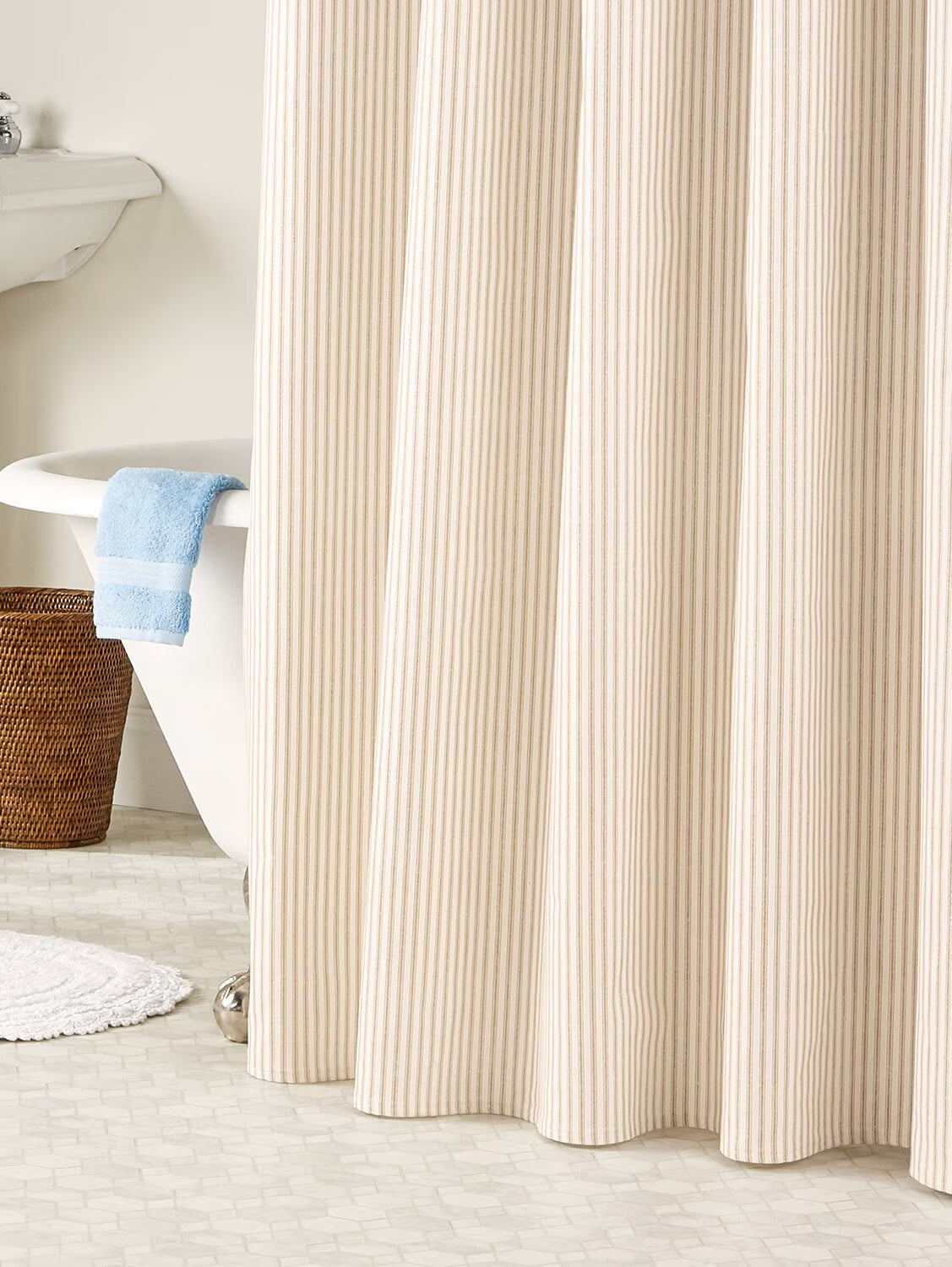 Cotton Duck Shower Curtain