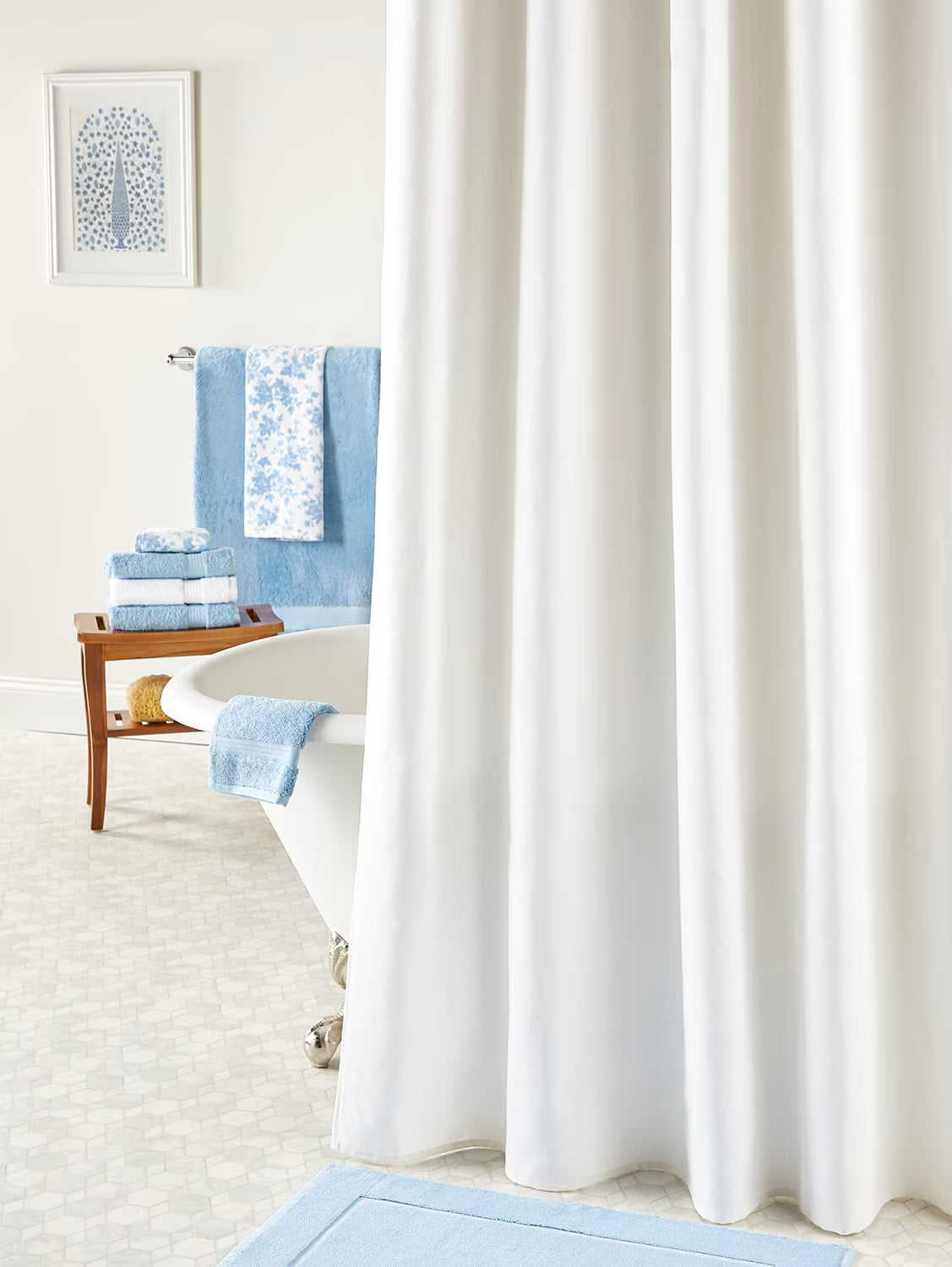 Cotton Duck Shower Curtain