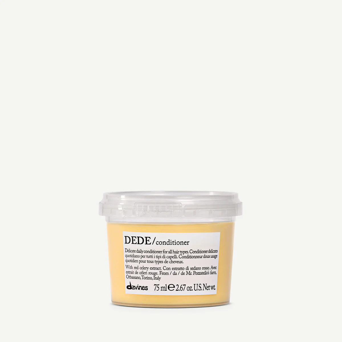 Dede conditioner travel jar on a white background