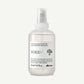 Hair mist bottle with label on a white background