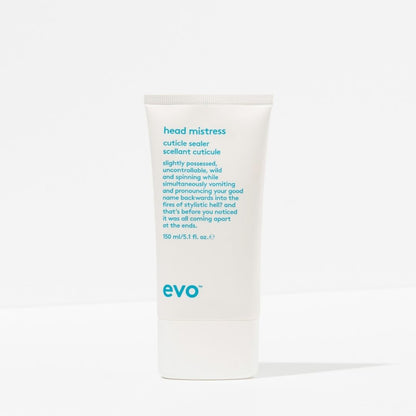 Full-sized tube of Head Mistress Cuticle Sealer against white background