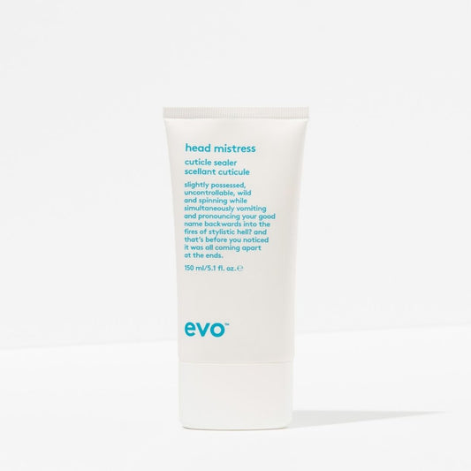 Full-sized tube of Head Mistress Cuticle Sealer against white background