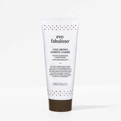 Evo Fabuloso hair color product tube on a white background