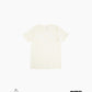 Back of beige shirt against white background with GOAT logo in lower left corner and Harvey Nichol Studio logo in lower right corner