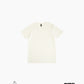 Front of beige shirt against white background with GOAT logo in lower left corner and Harvey Nichol Studio logo in lower right corner