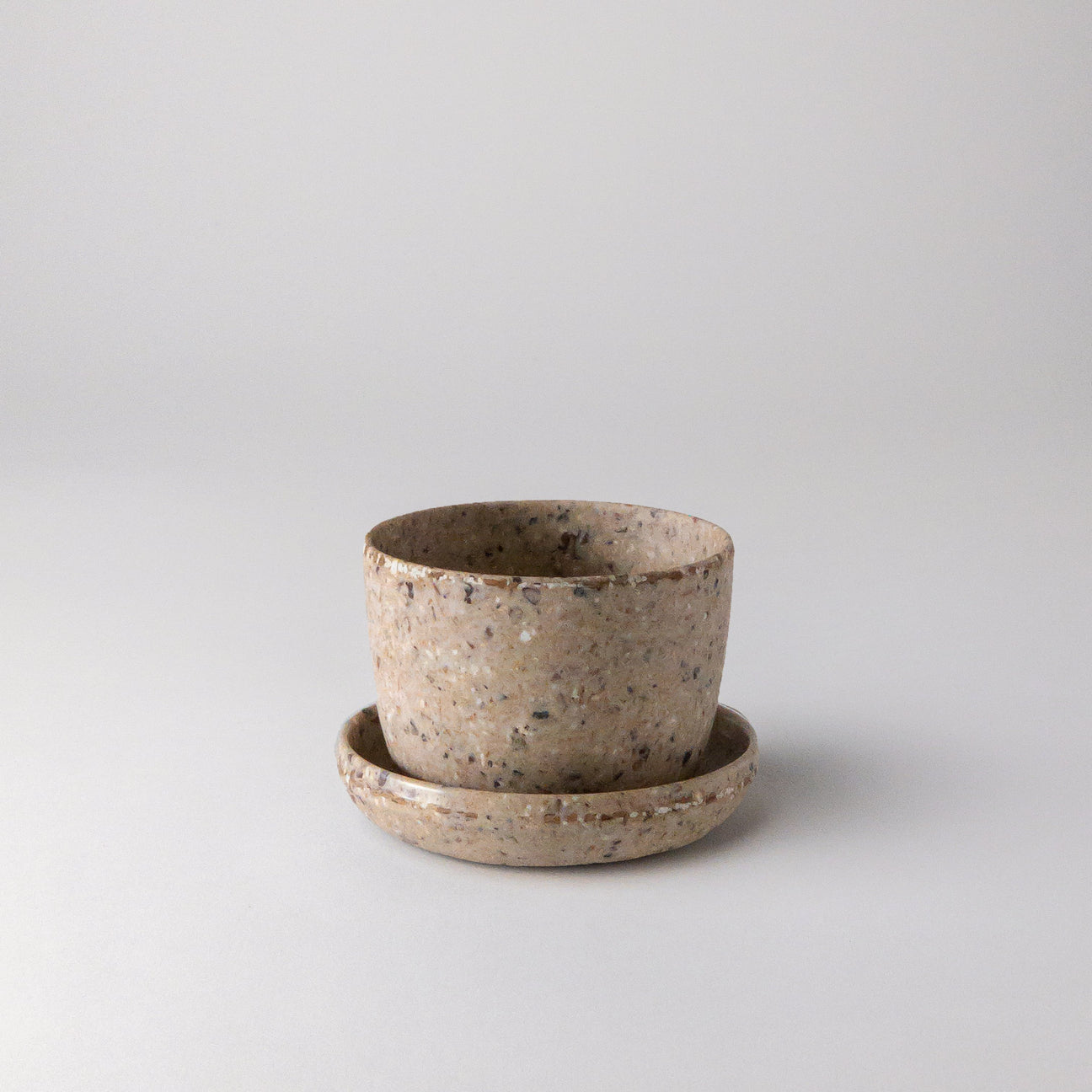 Coffee Bean Husk Mini Planter Pot