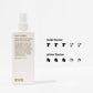 Evo icon weider heat protection spray bottle with text and icons on a white background