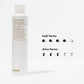 Evo miss malleable hairspray bottle with hold and shine factor icons on a white background