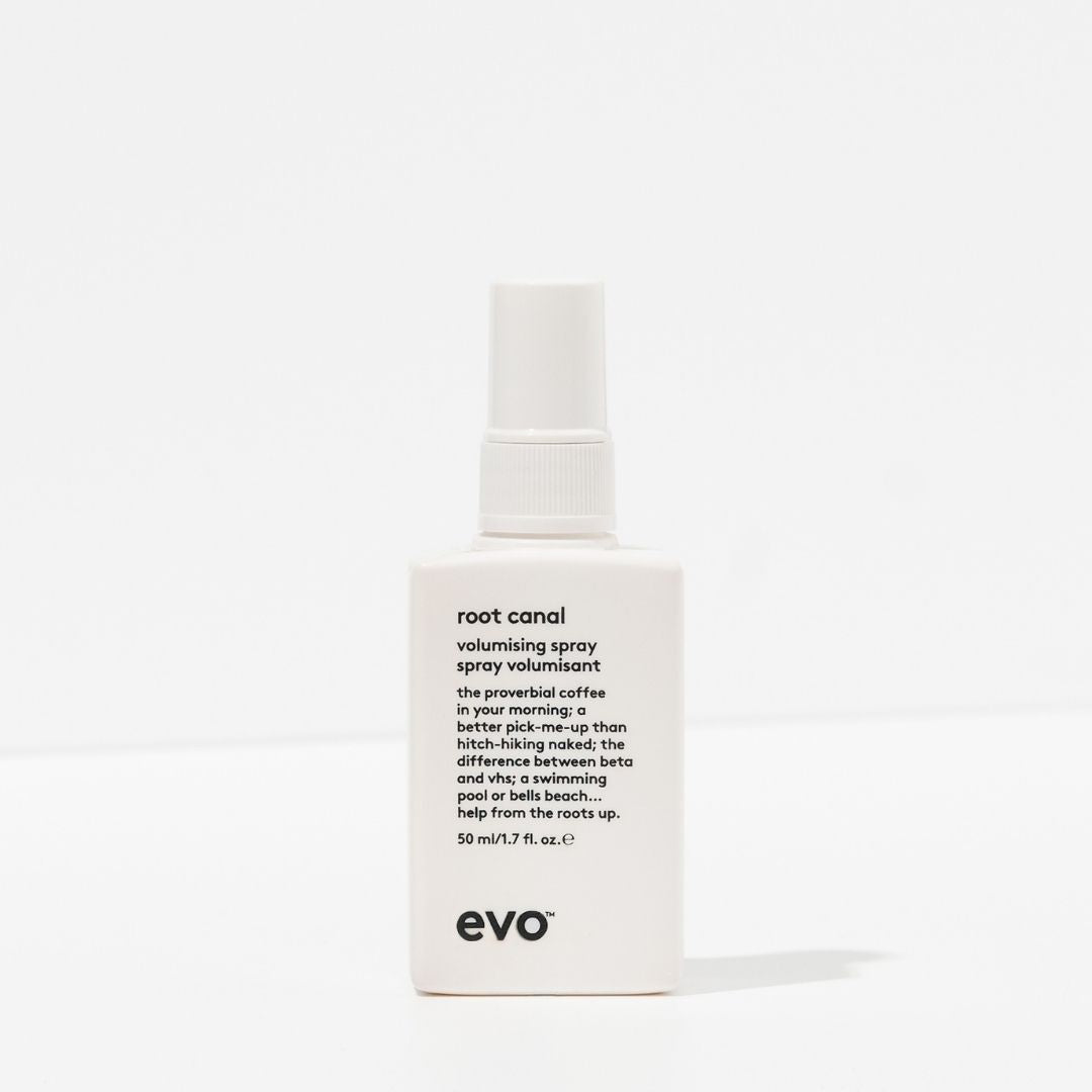 Evo root canal volumizing spray on a white background