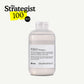 Davines Volu Shampoo with 'The Strategist 100' and '2023' text on a white background