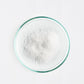 Powder in a glass bowl on a white background with 'Hyaluronsäure' text.