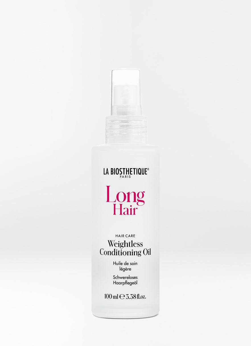 La Biosthetique Long Hair Weightless Conditioning Oil bottle on a white background