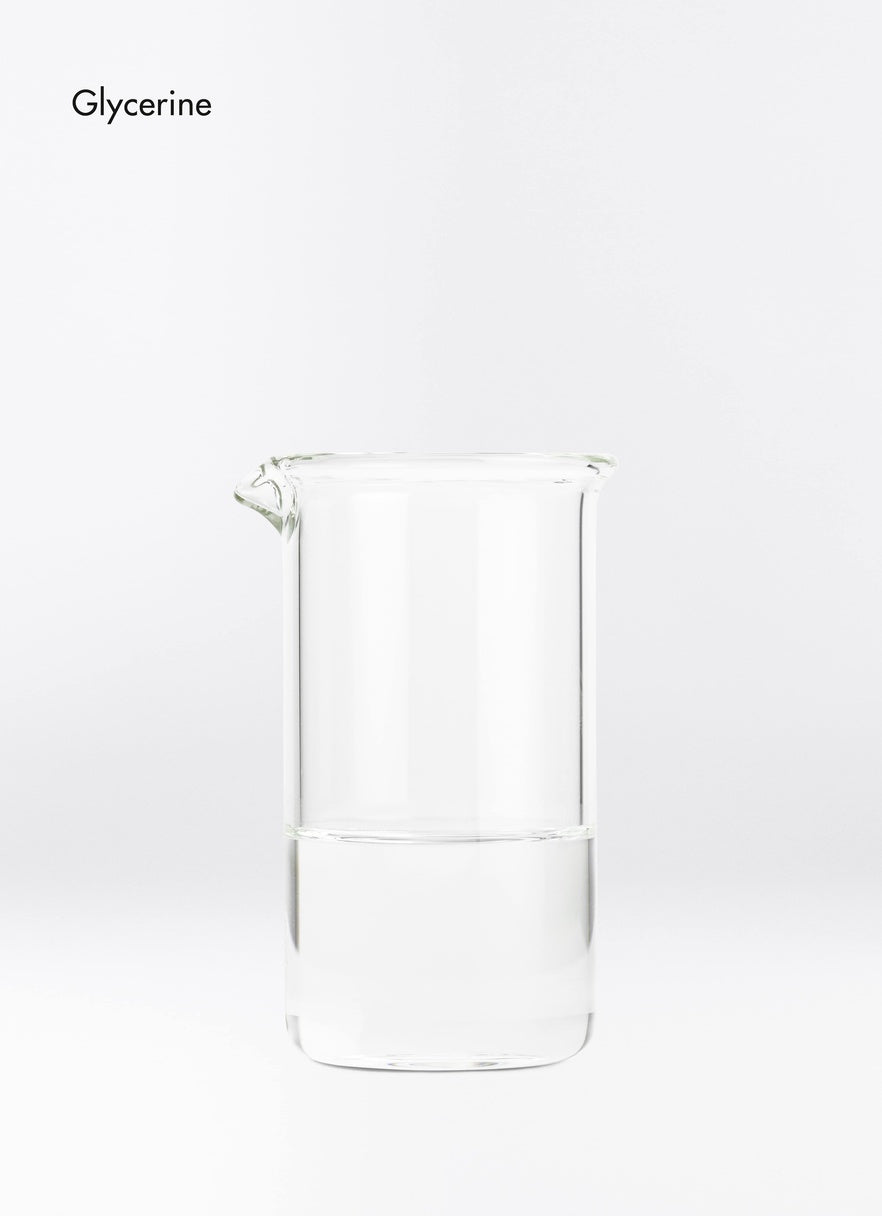 White container labeled 'Glycerine' on a white background
