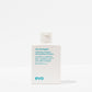 evo shampoo bottle packaging on a white background